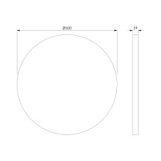 Потолочный светодиодный светильник TK Lighting 18904 Aqua CCT+DIM IP54 1