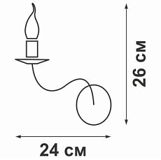 Бра Vitaluce V1104-0/1A 2