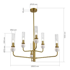 Подвесная люстра ST Luce Medea SL1244.303.06 1