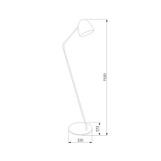 Торшер TK Lighting 16162 Soho Black 1