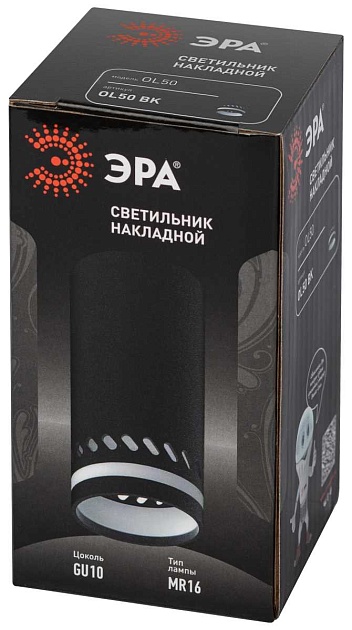 Настенно-потолочный светильник ЭРА OL50 BK Б0059803 изображение 5 Настенно-потолочный светильник ЭРА OL50 BK Б0059803 Фото № 5
