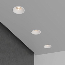 Встраиваемый светодиодный светильник Elektrostandard Lin 15266/LED 7W 3000K WH белый a063925 3