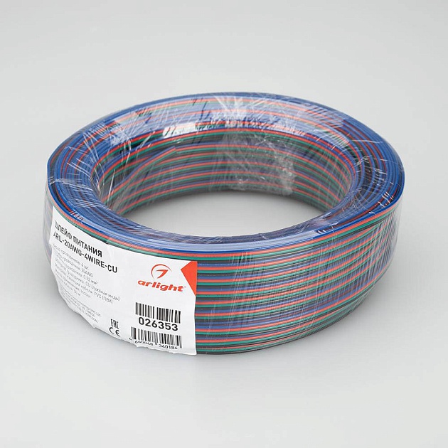 Шлейф Arlight ARL-20AWG-4Wire-CU 026353 Фото № 3