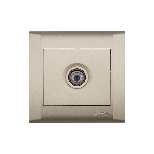 Розетка сателитная проходная Makel Defne 42057133 Фото № 1