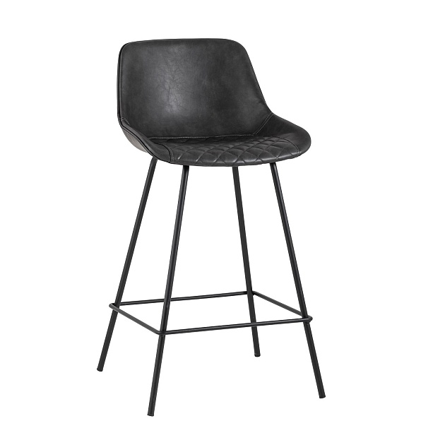 Полубарный стул Stool Group TEXAS экокожа серый 9090C Фото № 1