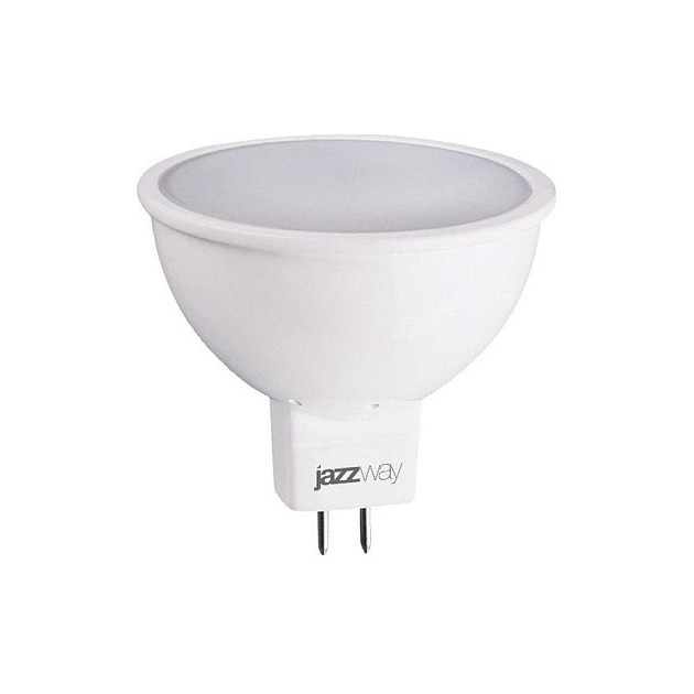 Лампа светодиодная Jazzway GU5.3 5W 3000K матовая 1037077A фото 
