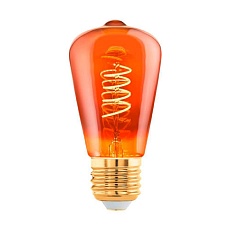 Лампа светодиодная диммируемая Eglo E27 4W 2000К медь 110199