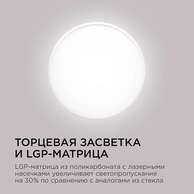 Потолочный светодиодный светильник Apeyron Spin 18-135 Фото № 5