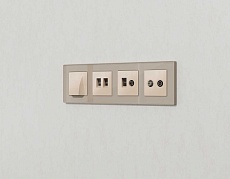 Лицевая панель AMBRELLA VOLT ALFA AP3121