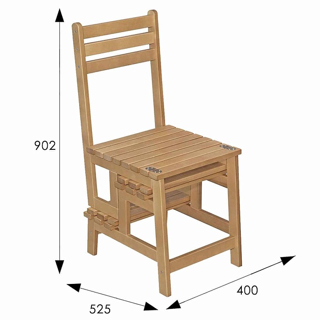 Стул-стремянка Мебелик 007752 изображение 3 Стул-стремянка Мебелик 007752 Фото № 3