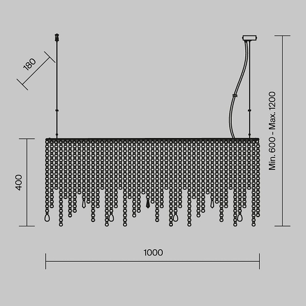 Подвесная люстра Maytoni Empress DIA002PL-05CH изображение 2 Подвесная люстра Maytoni Empress DIA002PL-05CH Фото № 2