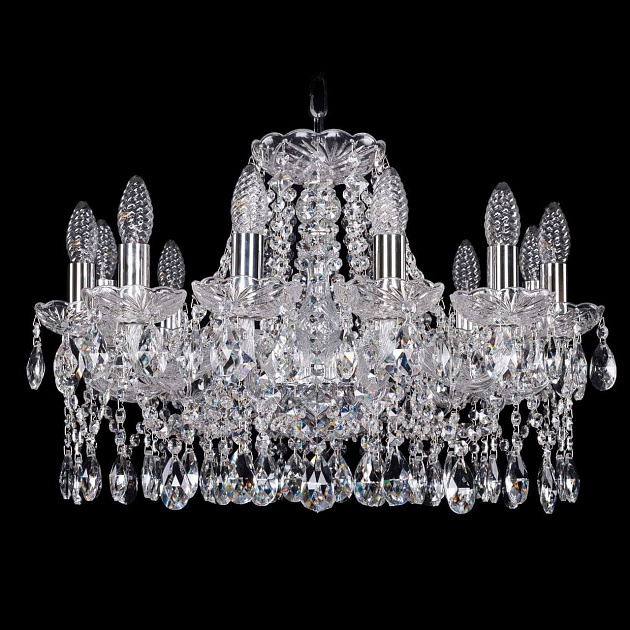 Подвесная люстра Bohemia Ivele 1413/12/200 Ni изображение 1 Подвесная люстра Bohemia Ivele 1413/12/200 Ni Фото № 1