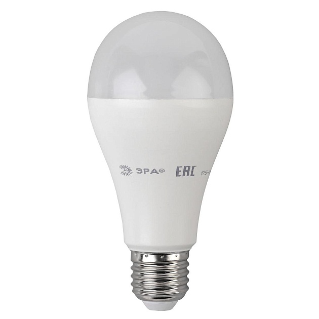 Лампа светодиодная ЭРА E27 20W 2700K матовая LED A65-20W-827-E27 R Б0050687 фото 