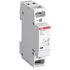 Контактор EN20-20N-01 модульный с ручным управлением (20А АС-1, 2НО), катушка 24В AC/DC 1SBE122111R0120