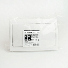 Бокс встраиваемый Stekker EBX50-2/08-20 8 модулей, белый, пластик, серия Standart 49636 1