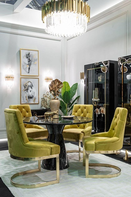 Кухонный стул Garda Decor 76AR-6210Gold-OLV Фото № 9