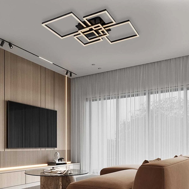 Потолочный cветильник LED4U L11041-5 BK Фото № 7
