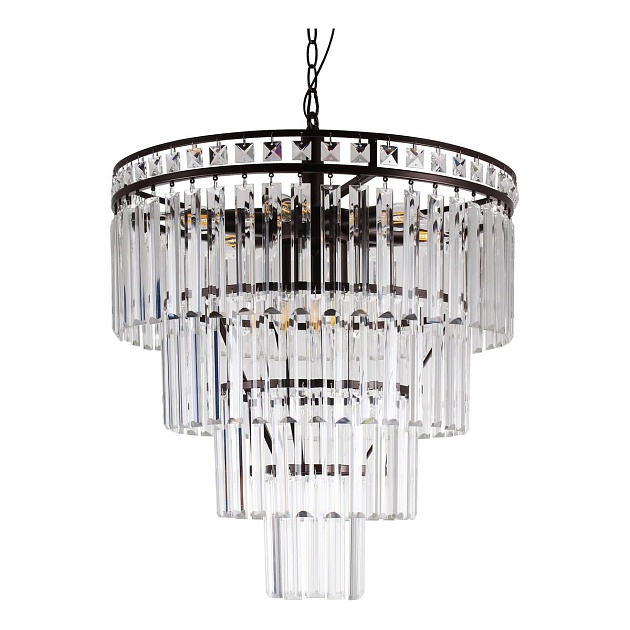 Подвесная люстра Elvan LU-61002/10-E14-Bk изображение 1 Подвесная люстра Elvan LU-61002/10-E14-Bk Фото № 1