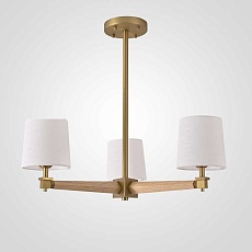 Подвесная люстра Imperium Loft Jorgenson D70 White/Light Wood 203578-26