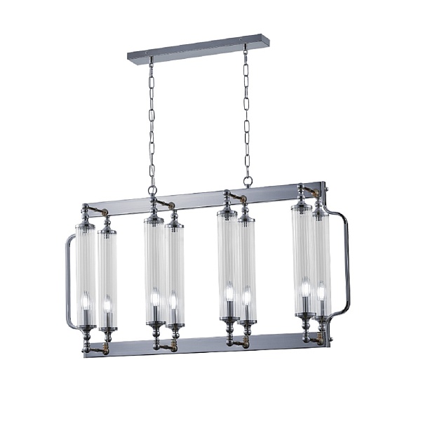Подвесная люстра Crystal Lux TOMAS SP8 L1000 CHROME Фото № 1