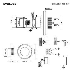 Настенный светильник Evoluce Desi SLE1652-301-03 1