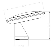 Уличный настенный светодиодный светильник Deko-Light Bermuda 731124 2