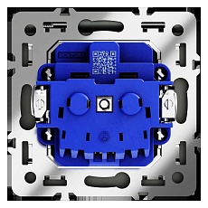 Розетка встраиваемая Voltum S70 с заземлением, защитными шторками и крышкой 16А, (титан) VLS040306 5