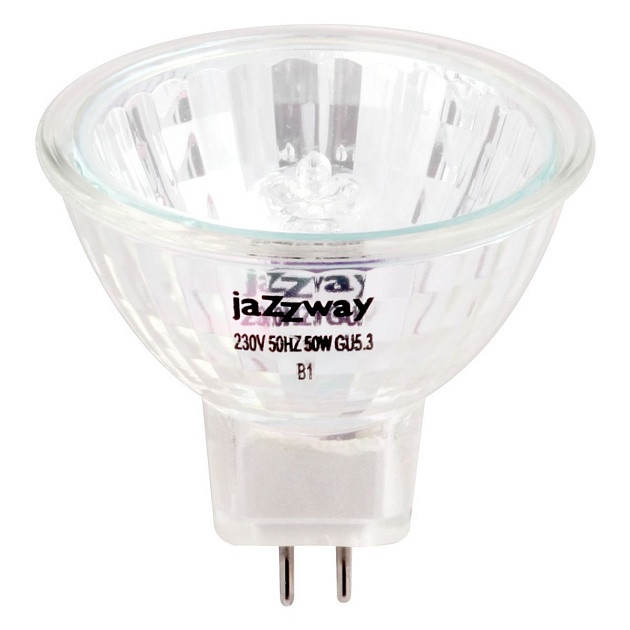 Лампа галогенная Jazzway GU5.3 50W прозрачная 3322632 Фото № 1