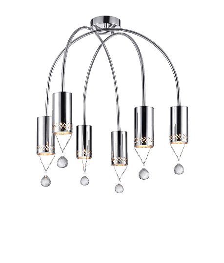 Потолочная люстра Vele Luce Pioggia VL4283L06 изображение 5 Потолочная люстра Vele Luce Pioggia VL4283L06 Фото № 5