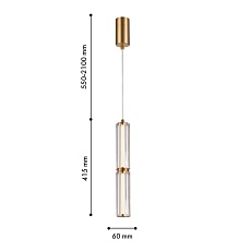 Подвесной светодиодный светильник F-Promo Hexagoni 4777-2P 1