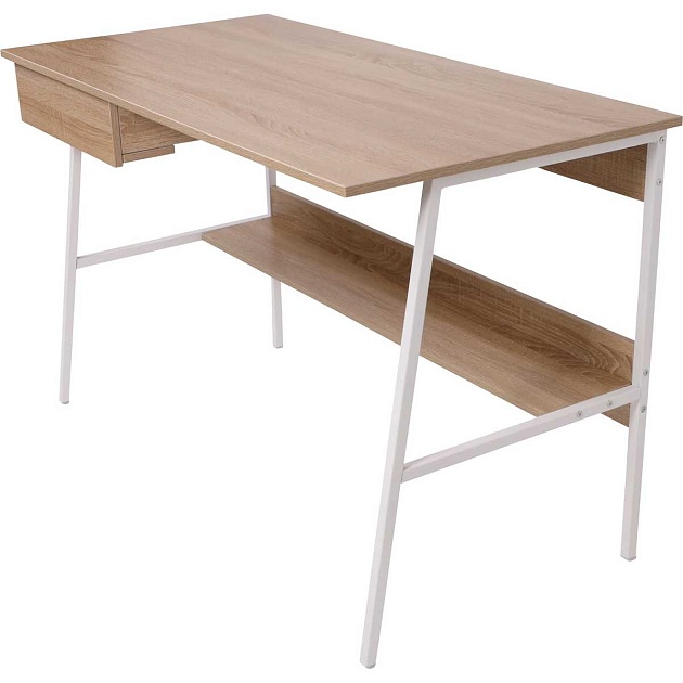 Письменный стол AksHome Amber светлый дуб, лдсп 80037 Фото № 4