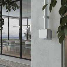 Выключатель одноклавишный влагозащищенный Werkel Gallant белый W5010201 4690389163920 3