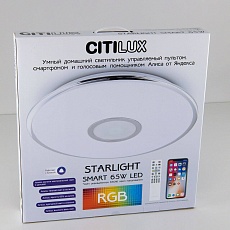 Потолочный светодиодный светильник Citilux Старлайт Смарт CL703A65G 1