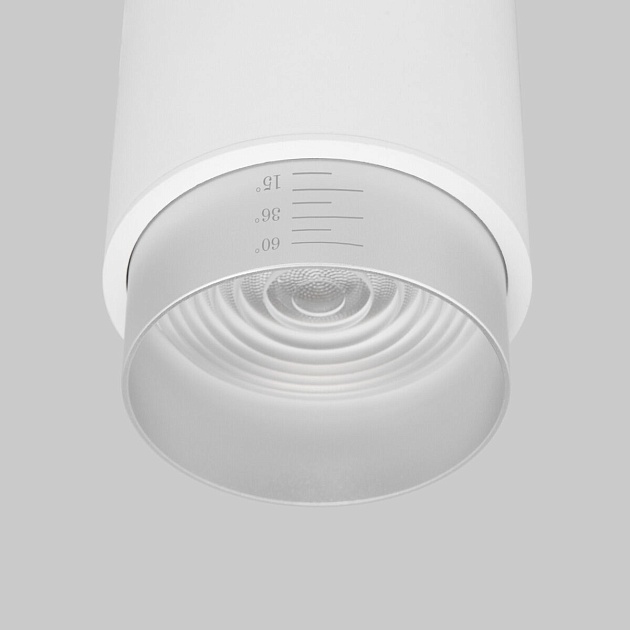 Накладной светодиодный светильник Elektrostandard Cors 25032/LED белый/серебро a062387 фото 2