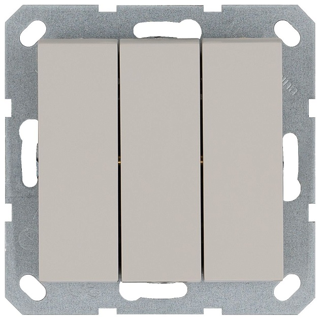 Выключатель трехклавишный Jasmart G3031T Фото № 1