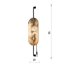 Настенный светильник Nowodvorski Wheel Lux II 8427 1