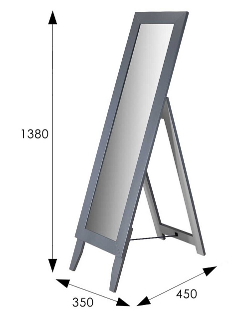 Зеркало напольное Мебелик BeautyStyle 1 008307 фото 3