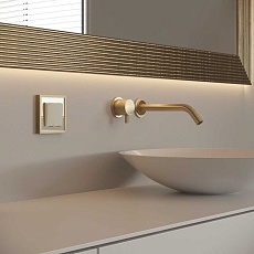 Рамка Werkel Baguette на 1 поста айвори/латунь W0012851 4690389185731 1