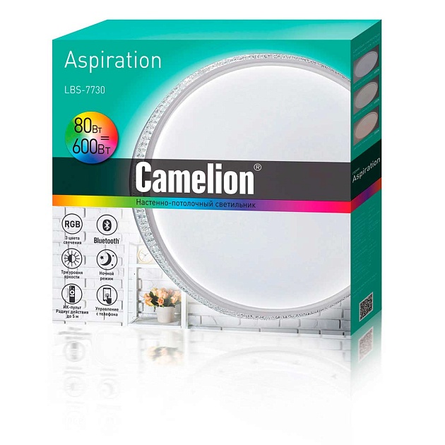 Настенно-потолочный светильник Camelion LBS-7730 14524 Фото № 5