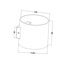 Бра Maytoni Rond C066WL-01W 1