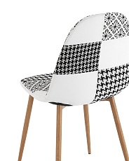 Кухонный стул Stool Group Валенсия SN пэчворк черно-белый OS-001P patchwork bw 5
