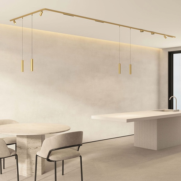 Трековый светодиодный светильник Denkirs Shine Grill DK5771-SB Фото № 6