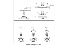 Встраиваемый светильник Crystal Lux CLT 064C1 BL 2