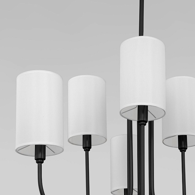 Подвесная люстра Eurosvet Abbey 60164/6 черный Smart изображение 4 Подвесная люстра Eurosvet Abbey 60164/6 черный Smart Фото № 4