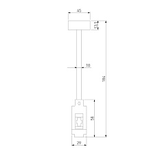 Декоративная стойка Elektrostandard Esthetic Magnetic 85143/00 a065435 4