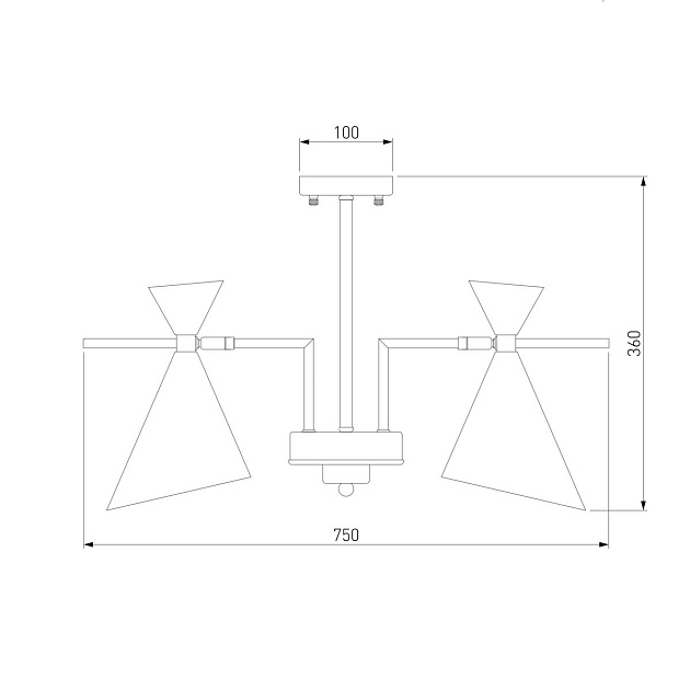 Потолочная люстра Eurosvet Apart 70114/5 белый Фото № 2