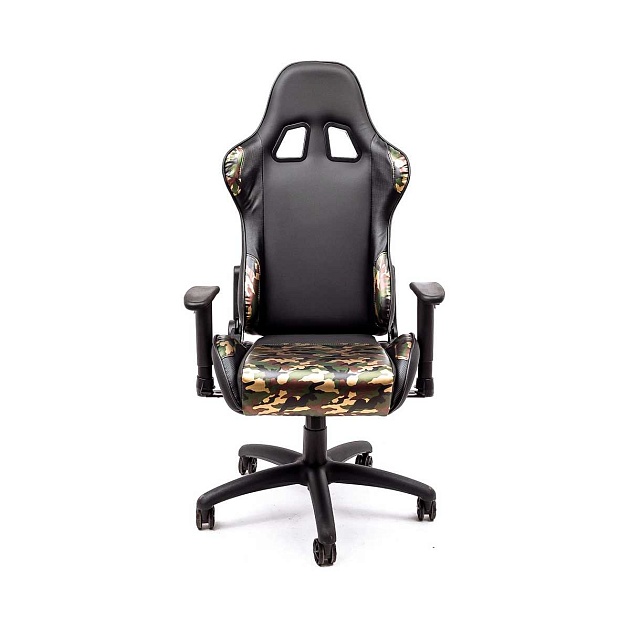 Игровое кресло AksHome Military черный, экокожа 80008 фото 17