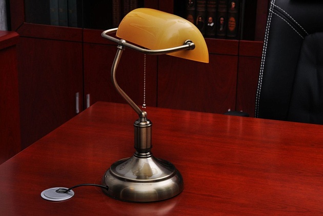 Настольная лампа Lumina Deco Banker LDT 305 YL фото 3