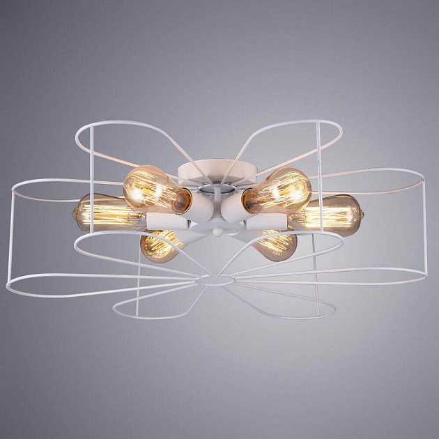 Потолочная люстра Arte Lamp A6049PL-6WH изображение 2 Потолочная люстра Arte Lamp A6049PL-6WH Фото № 2