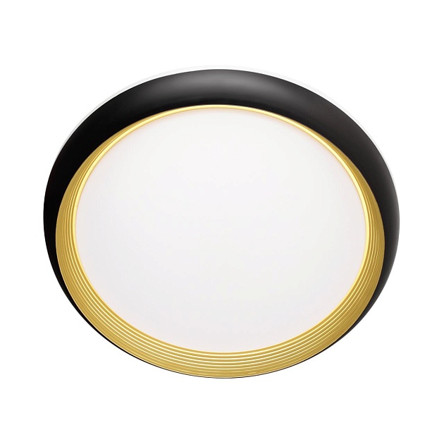 Настенно-потолочный светодиодный светильник Sonex Pale Tofiq Black 7651/DL Фото № 1